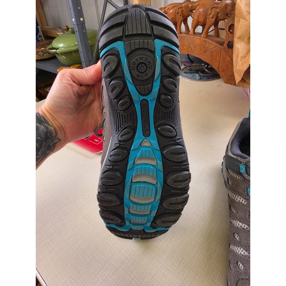 Merrell Moab Hiking Shoes - Grey and Blue